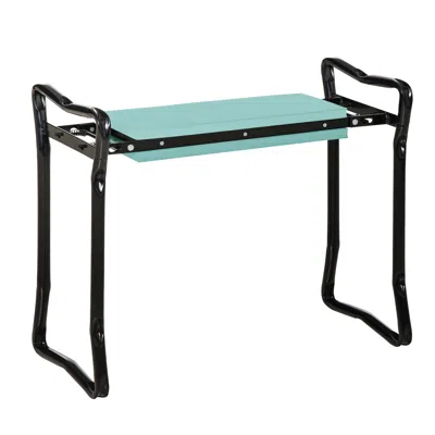 Streamdale Furniture Streamdale Padded Garden Kneeler And Seat Bench, Padded Foldable Garden Stool, Green