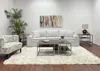 Streamdale Furniture Streamdale Padena 3-piece Metal Frame Wood Living Room Coffee Table And 2 End Tables Set