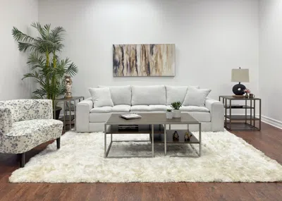 Streamdale Furniture Streamdale Padena 3-piece Metal Frame Wood Living Room Coffee Table And 2 End Tables Set