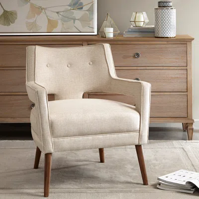 Streamdale Furniture Streamdale Palmer Accent Chair In Neutral