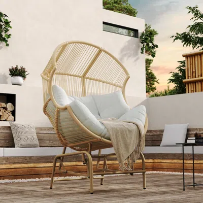 Streamdale Furniture Streamdale Palos Outdoor Wicker Glider Chair