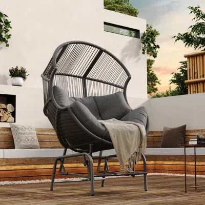 Streamdale Furniture Streamdale Palos Outdoor Wicker Glider Chair