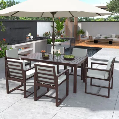 Streamdale Furniture Streamdale Patio Dining Set With Cushions