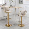 Streamdale Furniture Streamdale Peacock Velvet Bar Chair