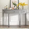 Streamdale Furniture Streamdale Pine Console Table With Striped Drawers