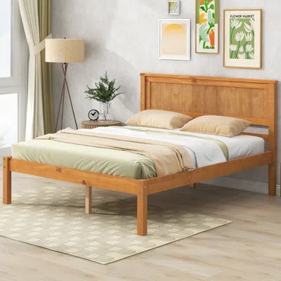 Streamdale Furniture Streamdale Platform Bed Frame With Headboard