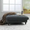 Streamdale Furniture Streamdale Plush And Versatile Velvet Ottoman With Tufted Top