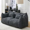 Streamdale Furniture Streamdale Plush Beanbag Sofa With Foam Core For Two