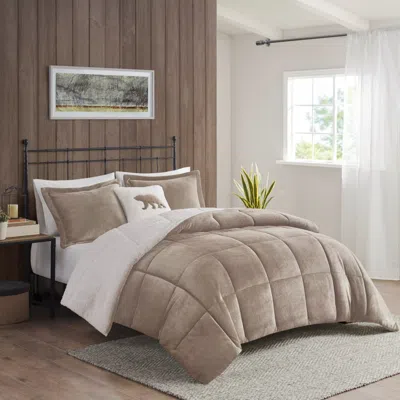 Streamdale Furniture Streamdale Plush To Sherpa Down Alternative Comforter Set