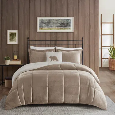 Streamdale Furniture Streamdale Plush To Sherpa Down Alternative Comforter Set