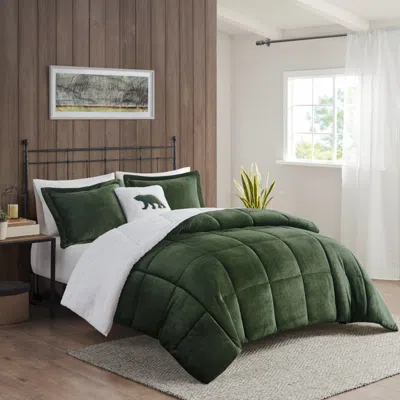 Streamdale Furniture Streamdale Plush To Sherpa Down Alternative Comforter Set
