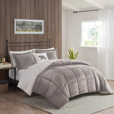 Streamdale Furniture Streamdale Plush To Sherpa Down Alternative Comforter Set