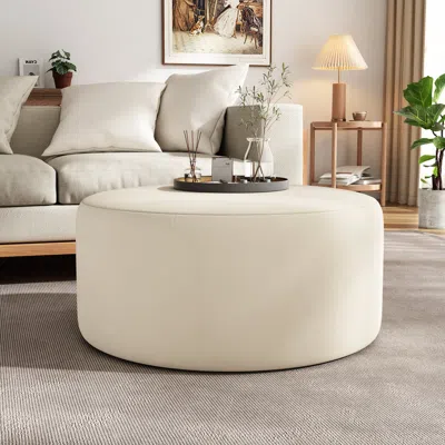 Streamdale Furniture Streamdale Plush Velvet Ottoman: Comfort, Elegance, And Style For Your Living Room