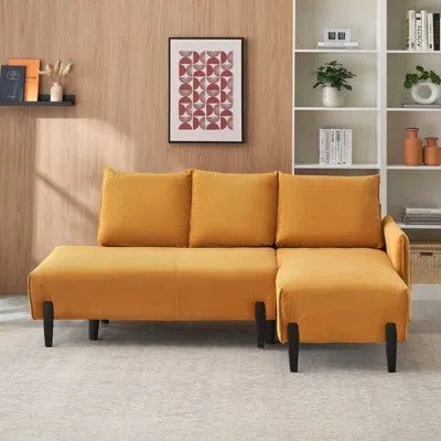 Streamdale Furniture Streamdale Plush Velvet Sofa With Pillows (79.5")