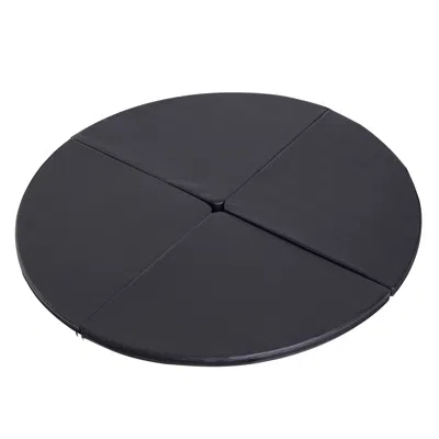 Streamdale Furniture Streamdale Pole Dance Mat, 2"t X 5'w Folding Pole Dance Mat For Home, Lightweight And Foldable, Blac