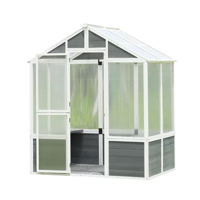 Streamdale Furniture Streamdale Polycarbonate Greenhouse For Outdoor Plant Gardening