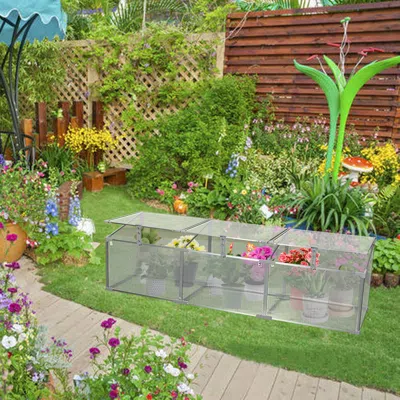 Streamdale Furniture Streamdale Polycarbonate Greenhouse For Outdoors In Winter