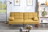 Streamdale Furniture Streamdale Polyfiber Adjustable Sofa Bed Living Room Solid Wood Legs