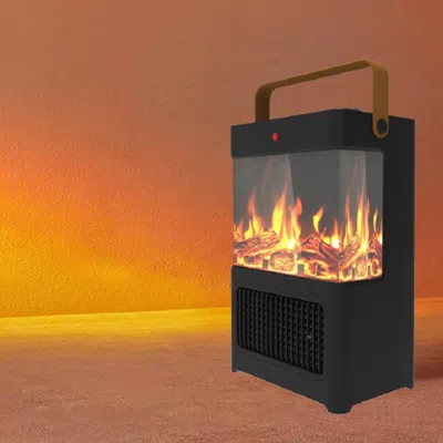 Streamdale Furniture Streamdale Portable Electric Fireplace Heater With 3d Led Flames, 1500w