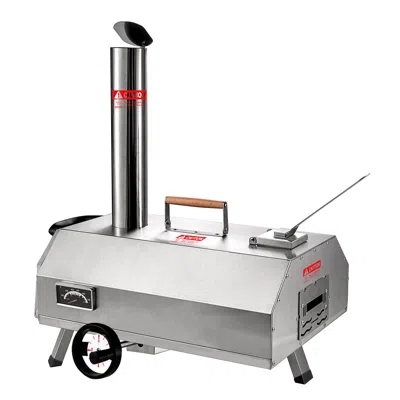 Streamdale Furniture Streamdale Portable Wood Fired Pizza Oven For Outdoor Cooking