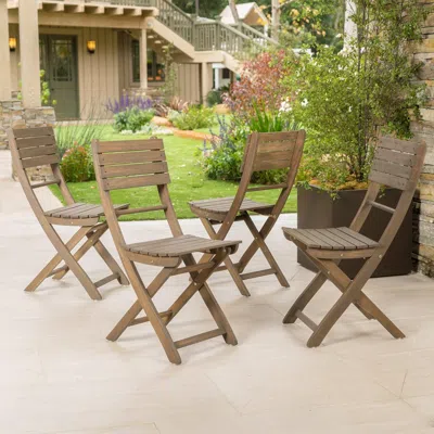 Streamdale Furniture Streamdale Positano 4 Piece Foldable Chair