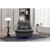 Streamdale Furniture Streamdale Power Glider Swivel Recliner With Usb Charge And Lamp