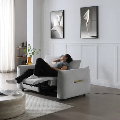 Streamdale Furniture Streamdale Power Lift Loveseat With Usb, Home Theater Sleeper
