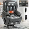 Streamdale Furniture Streamdale Power Lift Massage Recliner Chair With 8 Massage Points