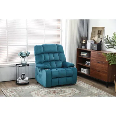 Streamdale Furniture Streamdale Power Lift Recliner Chair For Elderly In Blue