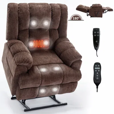 Streamdale Furniture Streamdale Power Lift Recliner, Dual Heat Motors, Infinite Positions