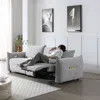 Streamdale Furniture Streamdale Power Lift Sofa With Cup Holders, Usb, Storage, Sleeper