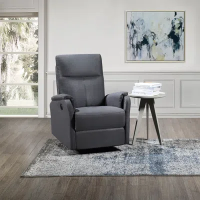 Streamdale Furniture Streamdale Power Recliner Chair With Usb Charge Port
