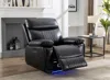 Streamdale Furniture Streamdale Power Recliner With Led Strip