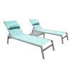 Streamdale Furniture Streamdale Premium Aluminum Lounge Chair Ultimate Comfort With 5 Reclining Positions