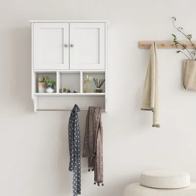 Streamdale Furniture Streamdale Premium Bathroom Cabinet With Ample Storage And Towel Bar