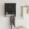 Streamdale Furniture Streamdale Premium Bathroom Cabinet With Ample Storage And Towel Bar