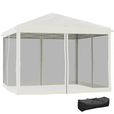 Streamdale Furniture Streamdale Premium Outdoor 10' X 10' Pop-up Tent For Events