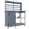 Streamdale Furniture Streamdale Premium Outdoor Potting Table With Sink
