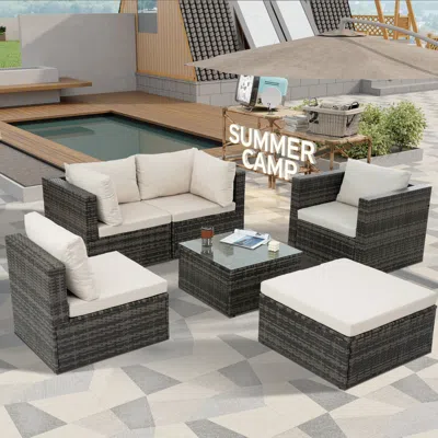 Streamdale Furniture Streamdale Premium Patio Furniture Set Pe Wicker