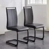 Streamdale Furniture Streamdale Pu Leather Dining Chair Set Of 2