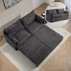 Streamdale Furniture Streamdale Pull-out Corduroy Sleeper Sofa Bed W/ Storage & Usb