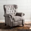 Streamdale Furniture Streamdale Push Back Recliner With Rolled Arms, Cocoon Comfort