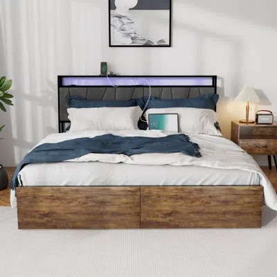 Streamdale Furniture Streamdale Queen Bed Frame With Storage