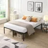 Streamdale Furniture Streamdale Queen Metal Bed Frame: Heavy Duty, Easy Assembly, No Noise