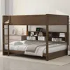 Streamdale Furniture Streamdale Queen Over Queen Storage Bunk Bed With Usb Ports