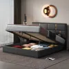 Streamdale Furniture Streamdale Queen Platform Bed With Hydraulic Storage