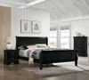 Streamdale Furniture Streamdale Queen Size Bed Louis Philippe Solid Wood 1 Piece Bed Bedroom Sleigh