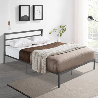 Streamdale Furniture Streamdale Queen Size Metal Bed Frame With Headboard
