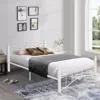 STREAMDALE FURNITURE STREAMDALE QUEEN SIZE METAL BED FRAME WITH HEADBOARD AND FOOTBOARD