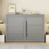 Streamdale Furniture Streamdale Queen Size Murphy Bed Wall Bed Modern Design With Led Lights